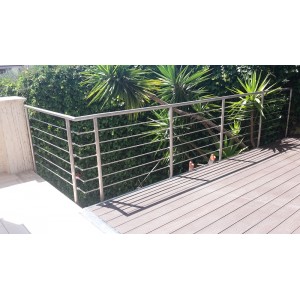 BALAUSTRA IN ACCIAIO INOX SATINATO AISI 316 (2)